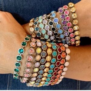 Touchstone Crystal Light Blue Ice Borreale Bracelet